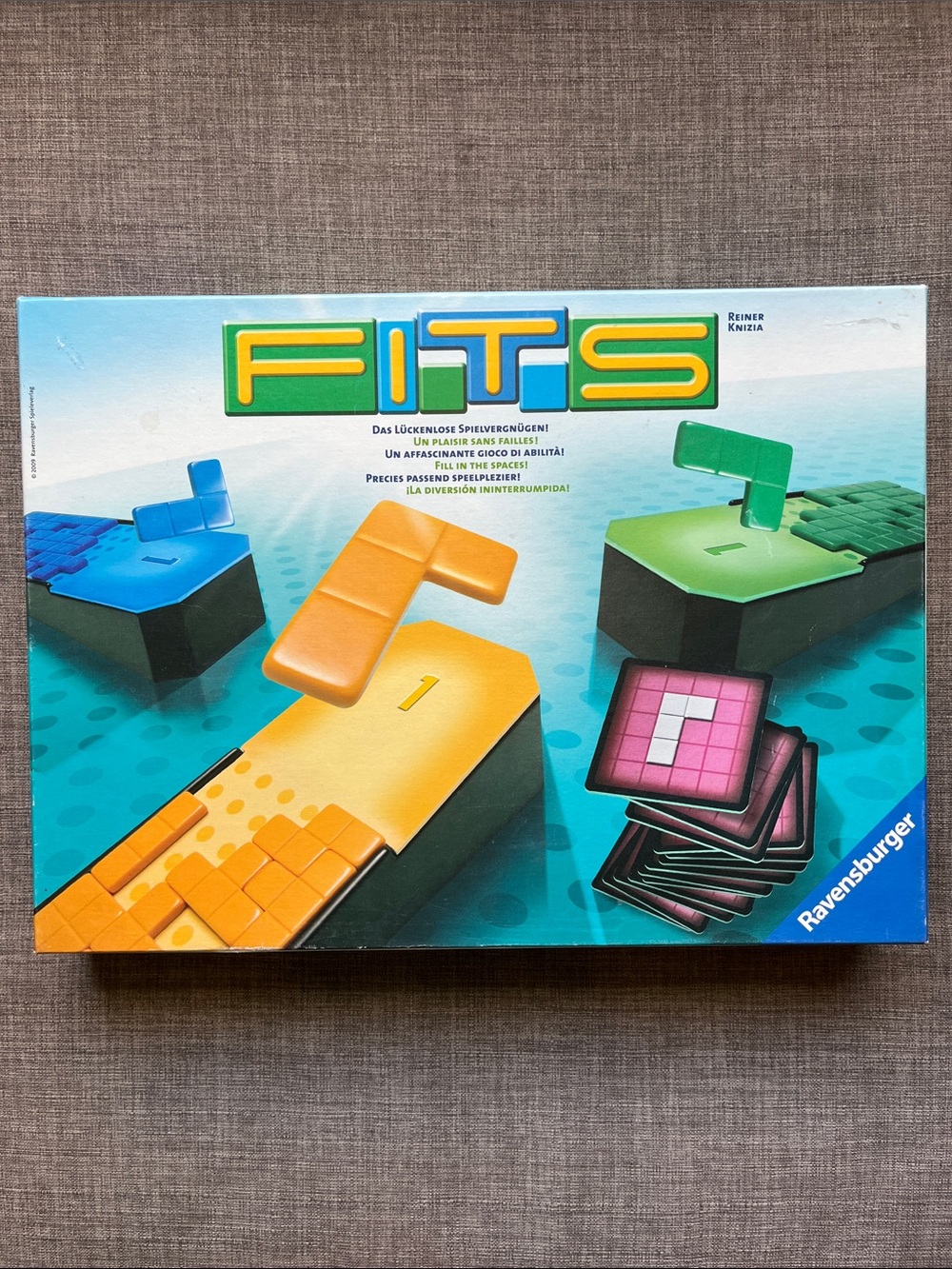 FITS German Puzzle Tetris Style Table Top Game